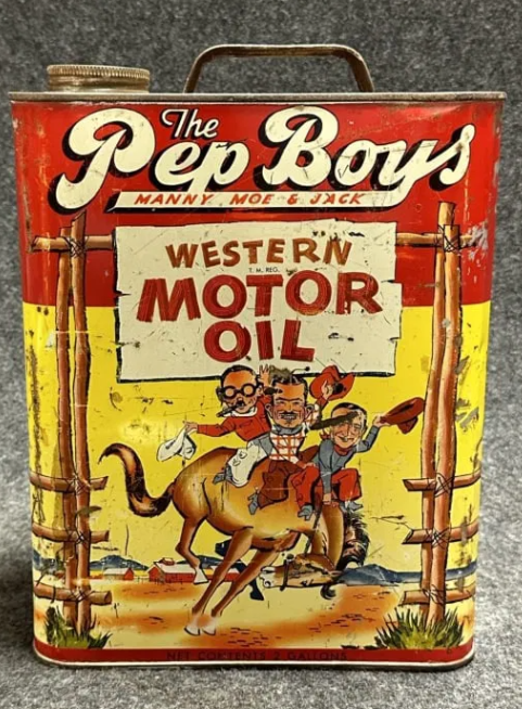 The Pep Boys Western Motor Oil Two Gallon Can