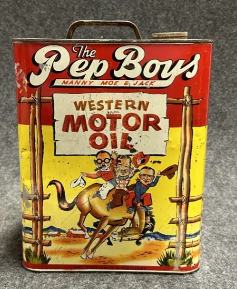 The Pep Boys Western Motor Oil Two Gallon Can