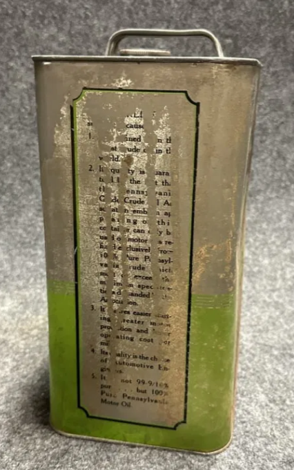 Penn Airliner 100% Pure Pennsylvania Two Gallon Motor Oil Can