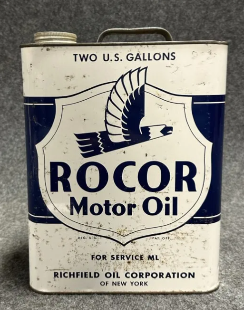 ROCOR Richfield Two Gallon Motor Oil Can