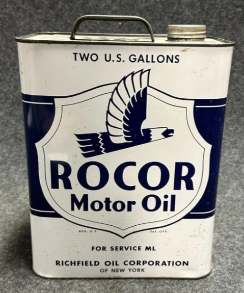 ROCOR Richfield Two Gallon Motor Oil Can