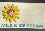 Borden Milk & Ice Cream 6′ SST Embossed Sign
