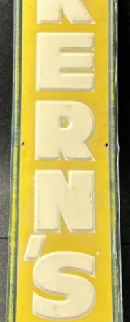 Kern’s Bread SST Embossed Sign