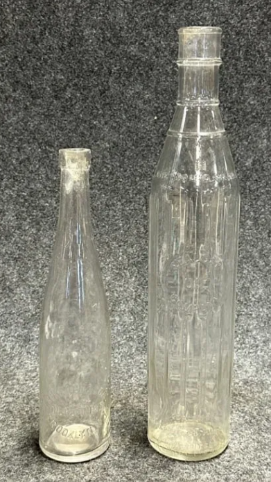 Glass Motor Oil Bottles Sealcap & T Rokeach Brooklyn