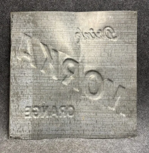 Drink Norka Orange SST Embossed Soda Pop Sign