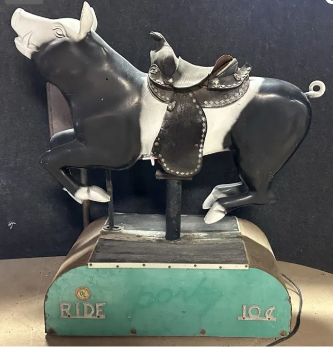 Porky The Pig Child’s Coin Operated Mechanical Ride