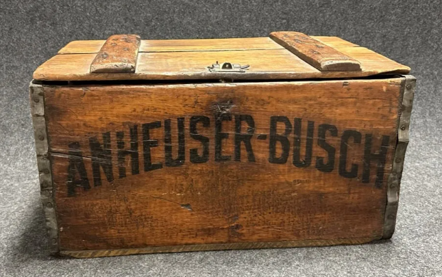 Anheuser Busch Wood Pre-Prohibition Shipping Crate