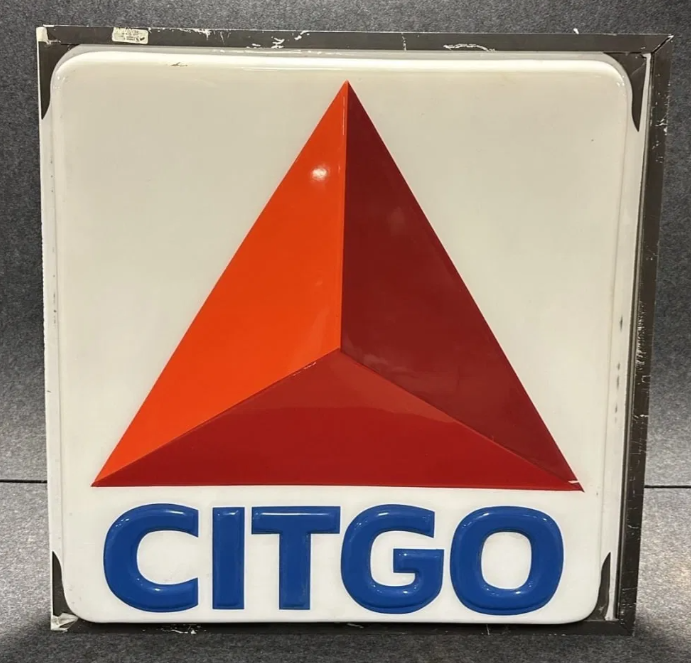 Citgo Single Sided Lighted Plastic Sign