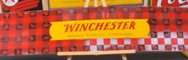 Winchester World Famous Firearms SST Sign