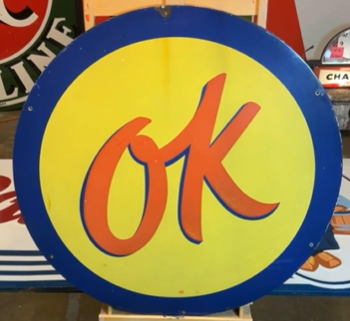 OK Used Cars Chevrolet Chevy 36 Inch SSP Sign