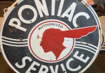 Pontiac Service Full Feather DSP 42-inch Sign