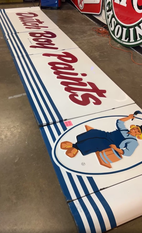 Dutch Boy Paints Six-Piece SSP Embossed 18-Foot-Long Sign