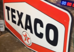 Texaco Tomahawk White T DSP Sign