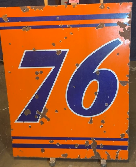 Union 76 Gasoline Service Station DSP Sign