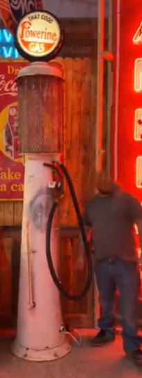 Visible Ten Gallon Gasoline Pump