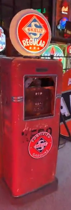 Skelly Bowser Regular Gasoline Pump