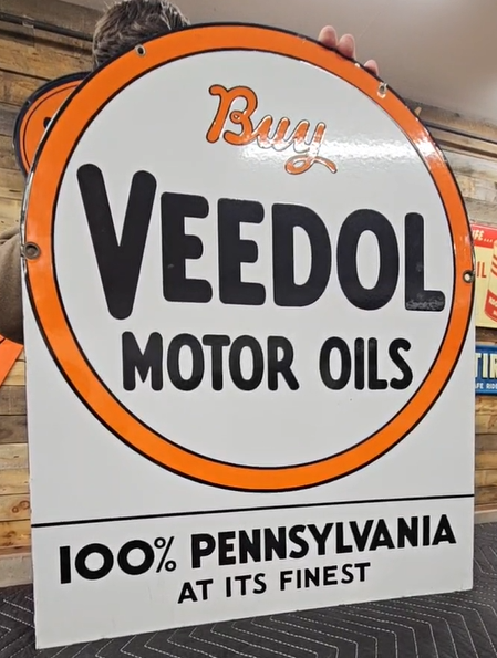 Buy Veedol Motor Oil DSP Tombstone Sign