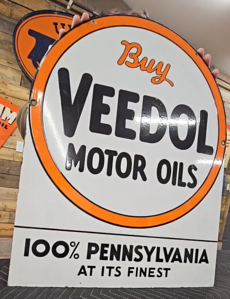 Buy Veedol Motor Oil DSP Tombstone Sign