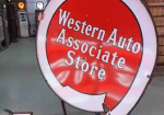 Western Auto Associate Store DSP Sign in Original Ring