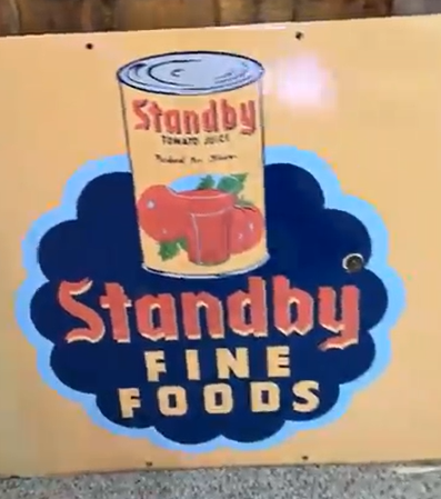 Gamble-Robinson Food Products SSP 25 Foot Three-Panel Sign
