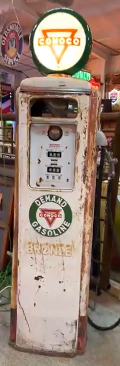 Conoco Gasoline Tall Tokheim 39 Gas Pump