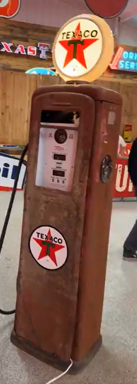 Texaco Gasoline Southwest Gas Pump