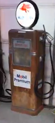 Bowser 595 Gas Pump Mobil Premium Gasoline