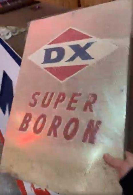 DX Gasoline Super Boron SST Pump Plate