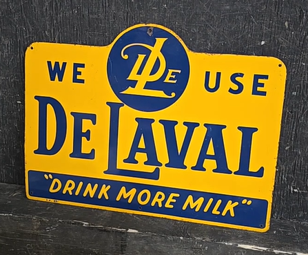 DeLaval Drink More Milk SST Die Cut Sign