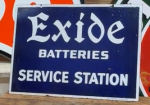 Exide Batteries Service Station DSP Hanging Sign