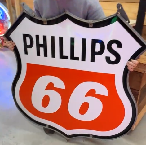 Phillips 66 DSP 48-Inch Wide-Border Shield Sign