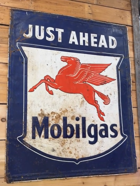 Just Ahead Mobilgas with Pegasus