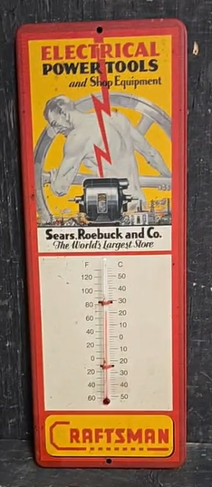 Sears Roebuck Craftsman SST Tube Thermometer