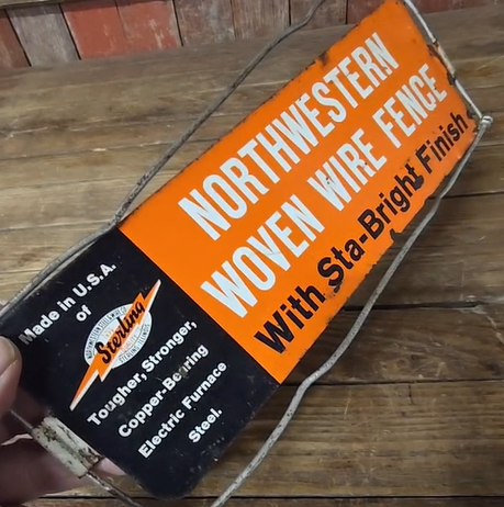 Northwestern Woven Wire Fence SST Sign