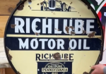 Richlube Motor Oil 100% Pennsylvania 24 Inch DSP Sign