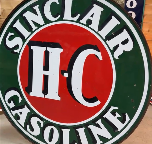 Sinclair H-C Gasoline 6 Foot DSP Sign