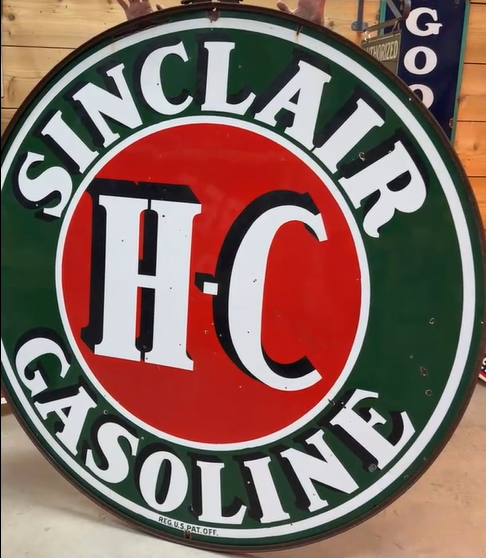 Sinclair H-C Gasoline 6 Foot DSP Sign