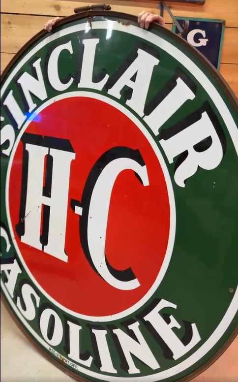 Sinclair H-C Gasoline 6 Foot DSP Sign