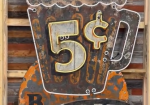 BK Root Beer 5 Cents SST Die-Cut Neon Sign