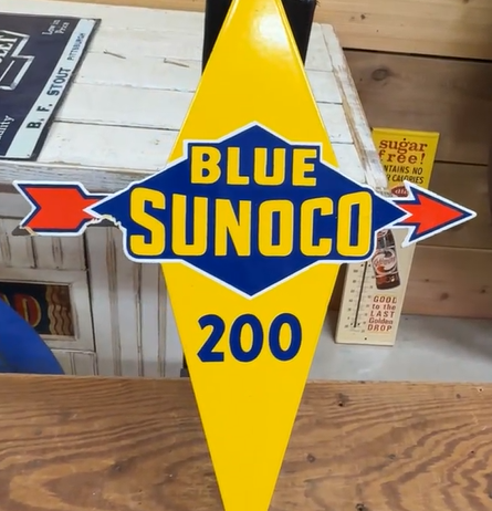 Blue Sunoco 200 SSP Pump Plate