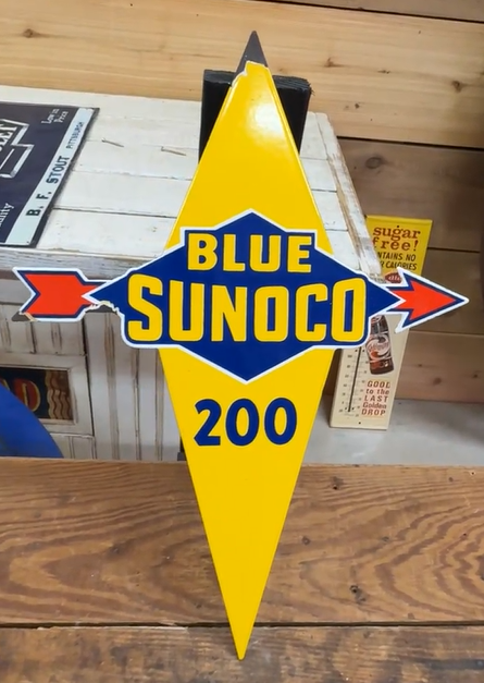 Blue Sunoco 200 SSP Pump Plate
