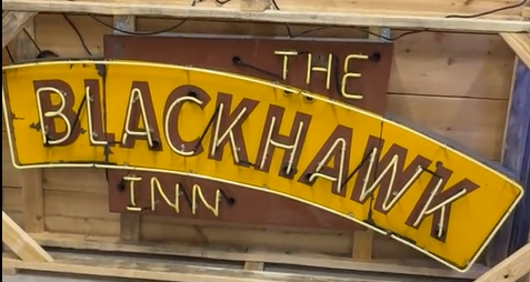 The Blackhawk Inn SSP Factory Neon Sign