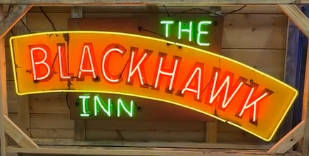 The Blackhawk Inn SSP Factory Neon Sign