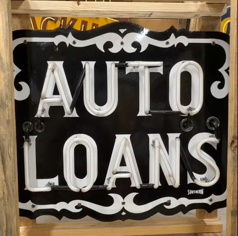 Auto Loans SSP Neon Sign