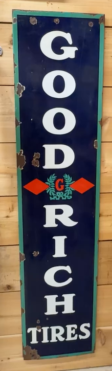 Goodrich Tires Double Diamond SSP 6 Foot Vertical Sign