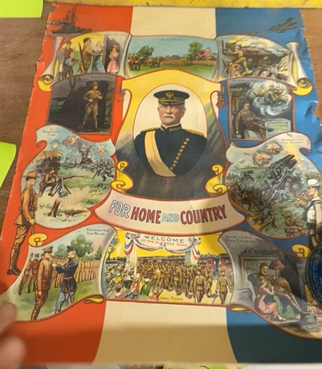 For Home and Country Military Poster