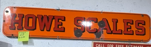 Howe Scales SSP Sign