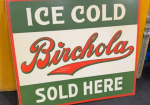 Ice Cold Birchola Sold Here DST Flange Sign