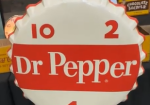 Dr Pepper 10 2 4 Convex Bottle Cap SST Sign