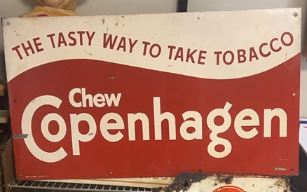 Chew Copenhagen Tobacco SST Sign